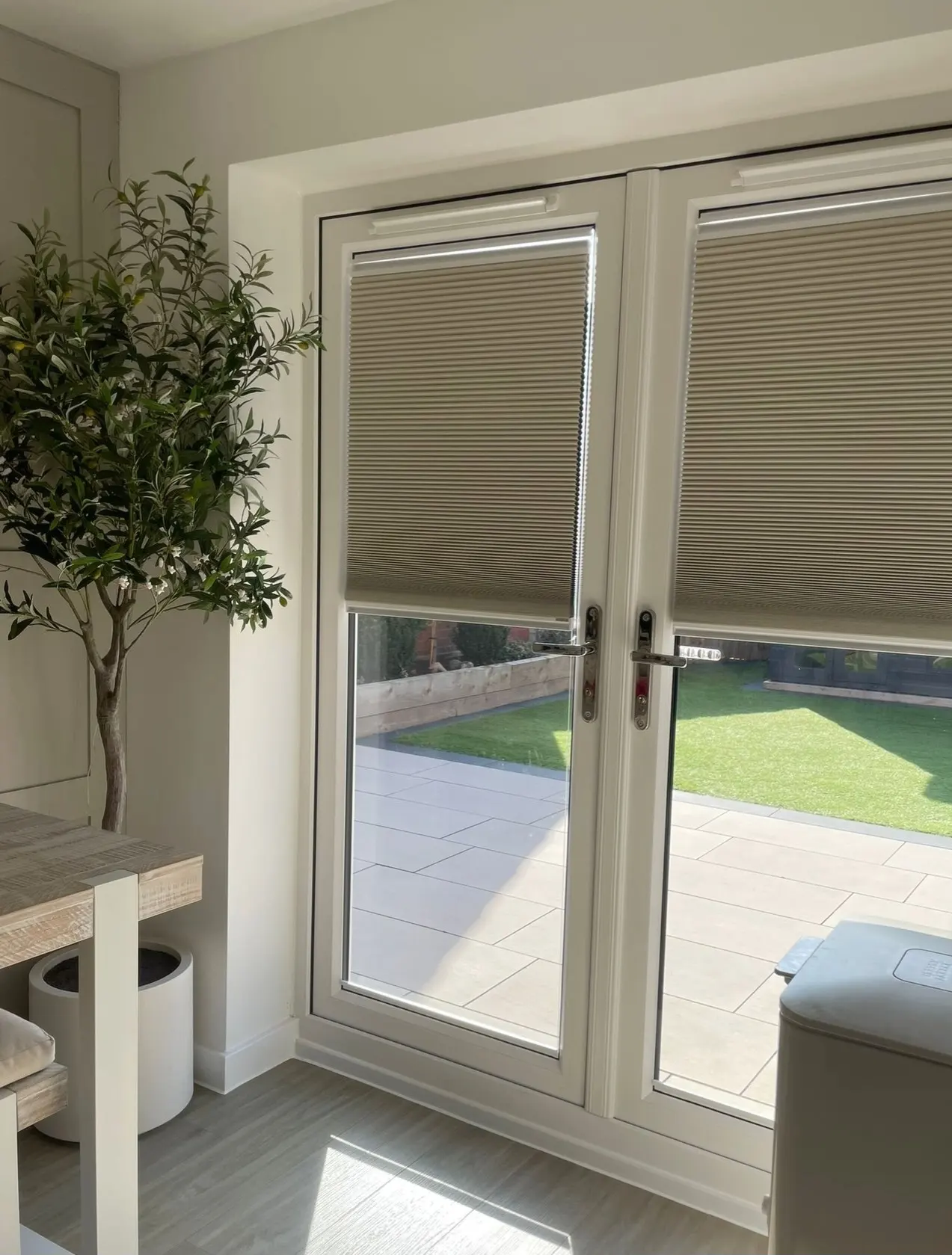 Pleated blind fitted to a window – Northfield Blinds