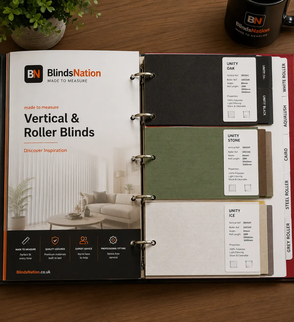 Blinds being measured and fitted – Northfield Blinds